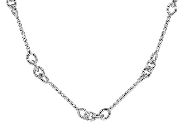 A283-14895: TWIST CHAIN (8IN, 0.8MM, 14KT, LOBSTER CLASP)