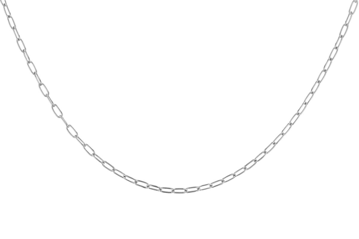 B283-14877: PAPERCLIP SM (18IN, 2.40MM, 14KT, LOBSTER CLASP)