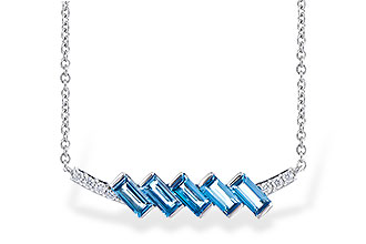 A282-25795: NECK .75 LONDON BLUE TOPAZ .80 TGW