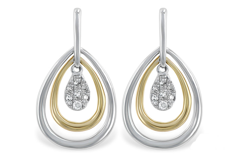 B193-13086: EARRINGS .06 TW