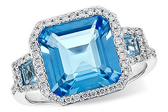 B199-53049: LDS RG 4.40 TW BLUE TOPAZ 4.60 TGW