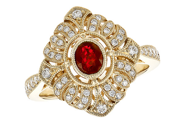 C282-21213: LDS RG .42 RUBY .80 TGW (5x4MM RUBY)