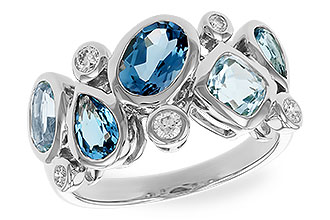 D283-14822: LDS RG 2.57 BLUE TOPAZ TW 2.75 TGW