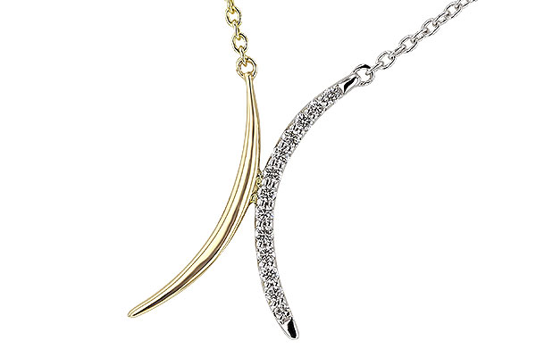 D284-00304: NECKLACE .14 TW (18")