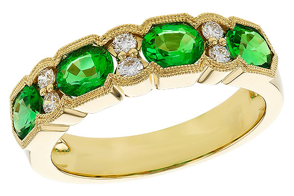 D284-07613: LDS WED RG 1.20 EMERALD 1.38 TGW (5x4MM EMER)