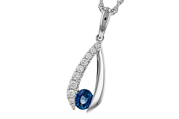 F284-05731: NECKLACE .38 SAPP .54 TGW (5x4 SAPP)