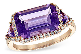 G199-46676: LDS RG 3.48 TW AMETHYST 3.70 TGW (12x8MM)