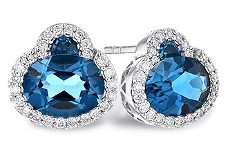 G282-24849: EARR 2.60 TW LONDON BLUE TOPAZ 2.81 TGW