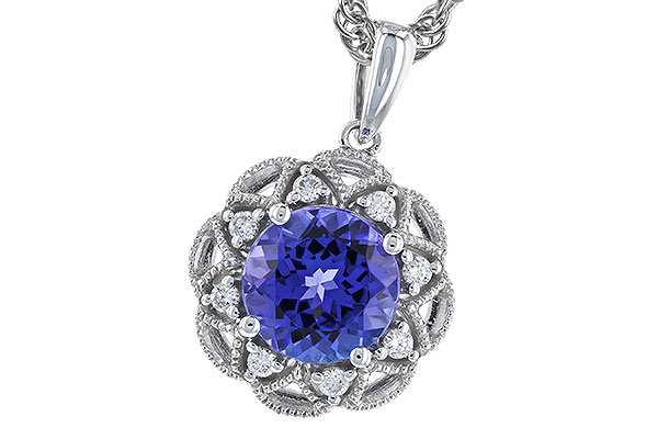 K283-12176: NECK 1.42 TANZANITE 1.50 TGW (7MM TANZ)