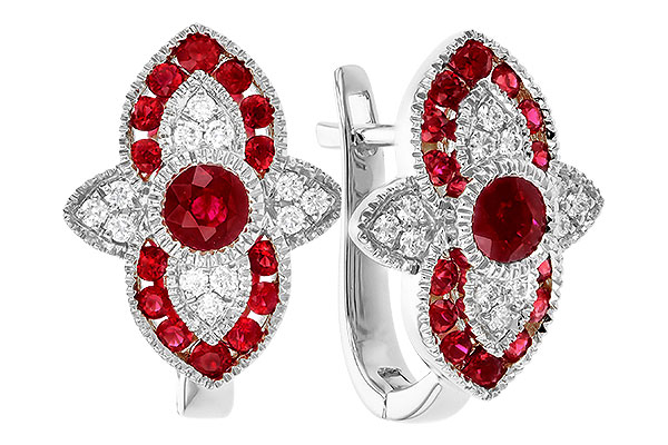 L283-09394: EARR .78 TW RUBY .90 TGW