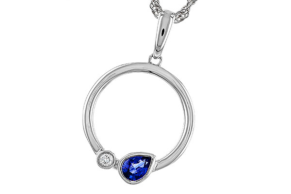 L284-02167: NECKLACE .26 SAPPHIRE .28 TGW