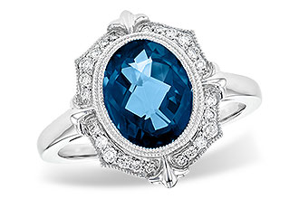 M199-53012: LDS RG 3.00 LONDON BLUE TOPAZ 3.16 TGW